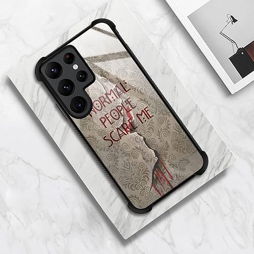 Miniatura 4 de CARLOCA Funda compatible con Samsung Galaxy S22 Ultra, diseño gráfico de identidad de American Horror Story, a prueba de golpes, antiarañazos, de