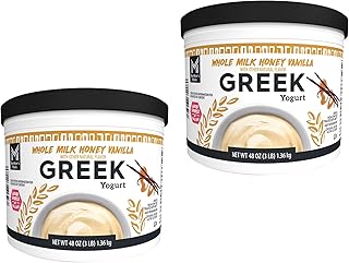 Honey Vanilla Whole Milk Greek Yogurt, 48 oz, 2PK