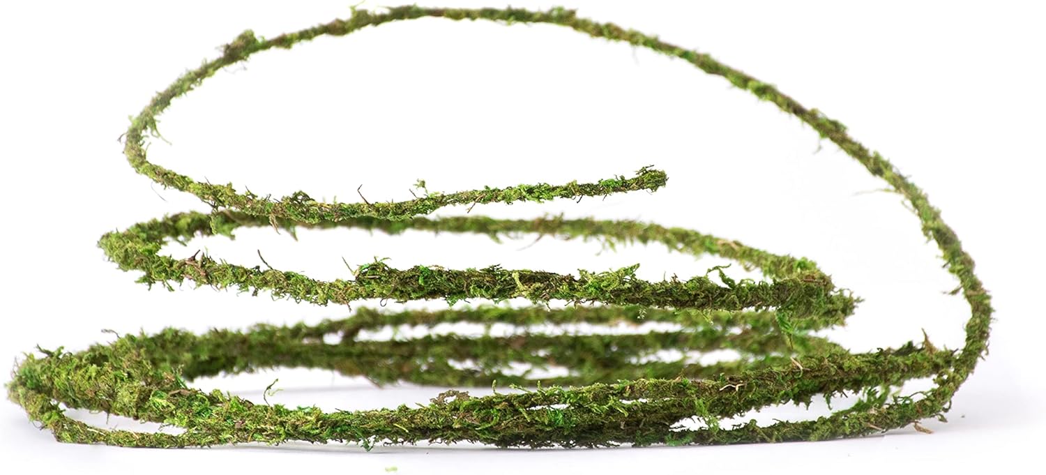 SuperMoss (22731) Mossy Floral Wire, 60 ft., Green