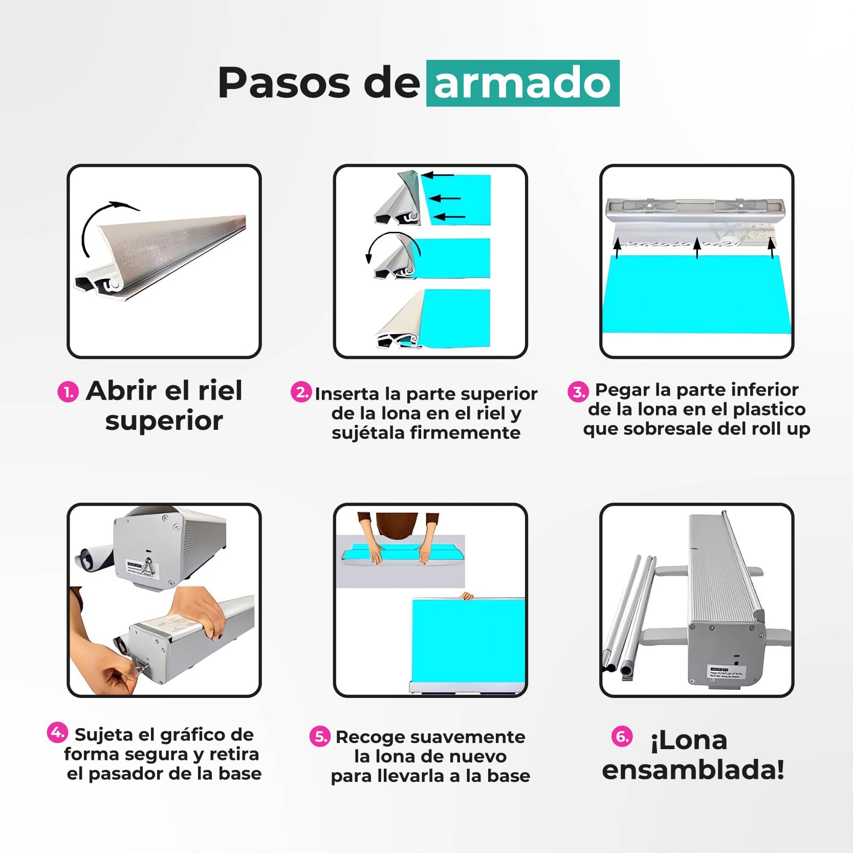Roll Up Personalizado 85x205cm para Boda con Estructura Metálica + Lona 510gr - Personaliza Textos y Fotos - Incluye Maletín Transportador – Ideal para Bodas de Oro, Plata, Aniversarios y Eventos
