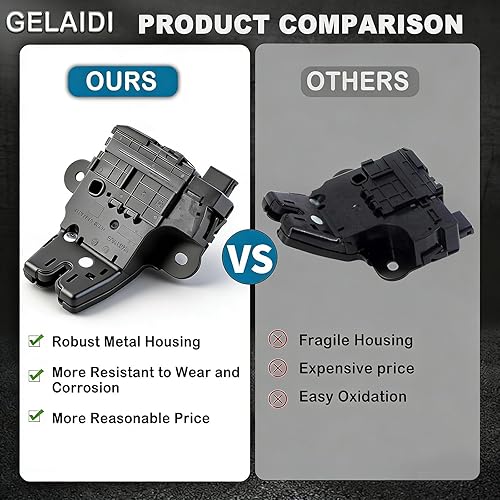 Miniatura 7 de Actuador de pestillo de maletero para Chevrole Chevy Cruze Impala Malibu Sonic Corvette Camaro Buick Regal Lacrosse Verano Allure Cadillac ATS ELR