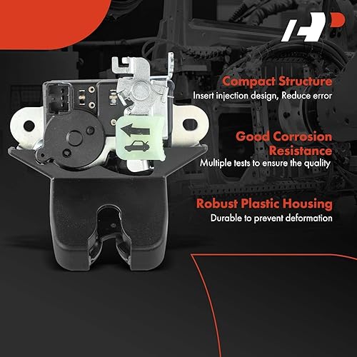 Miniatura 5 de A-Premium Actuador de bloqueo de la tapa del maletero del portón trasero 81230-F2010 Reemplazo para Hyundai Elantra 2017 2018 2019 Sedán, 81230F2010