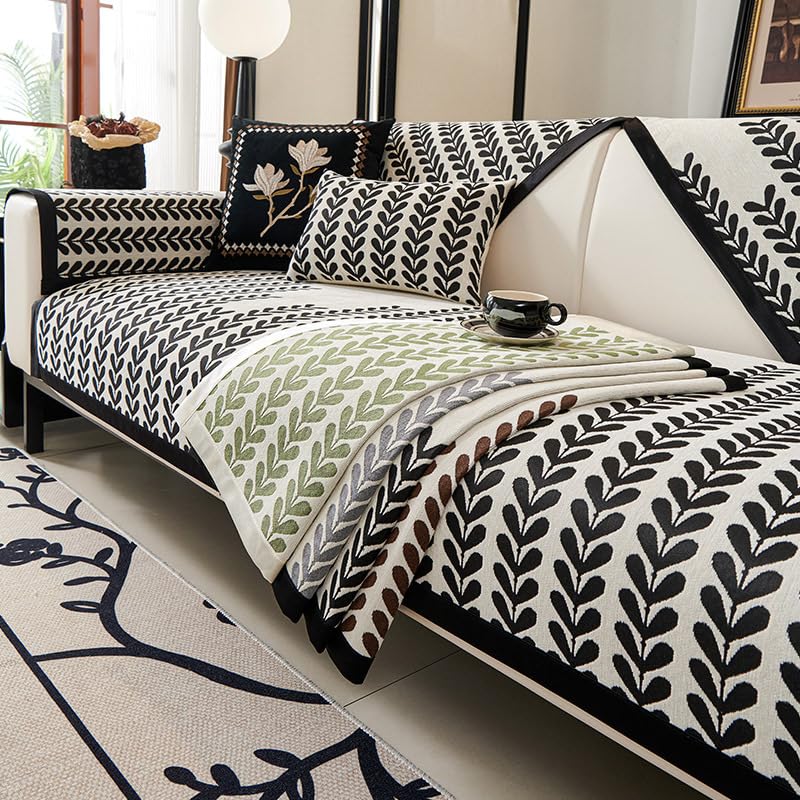 Housse de canapé en Chenille de blé de qualité supérieure pour salon chic - 2