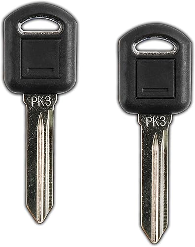 2 llaves de repuesto KeylessOption para automóvil 1997 1998 1999 2000 2001 2002 2003 2004 2005 2006 2007 2008 Buick Chevrolet Chevy Oldsmobile