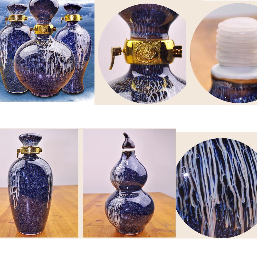 Amazon｜美しい陶器のワインボトルひょうたん形の素敵なギフト