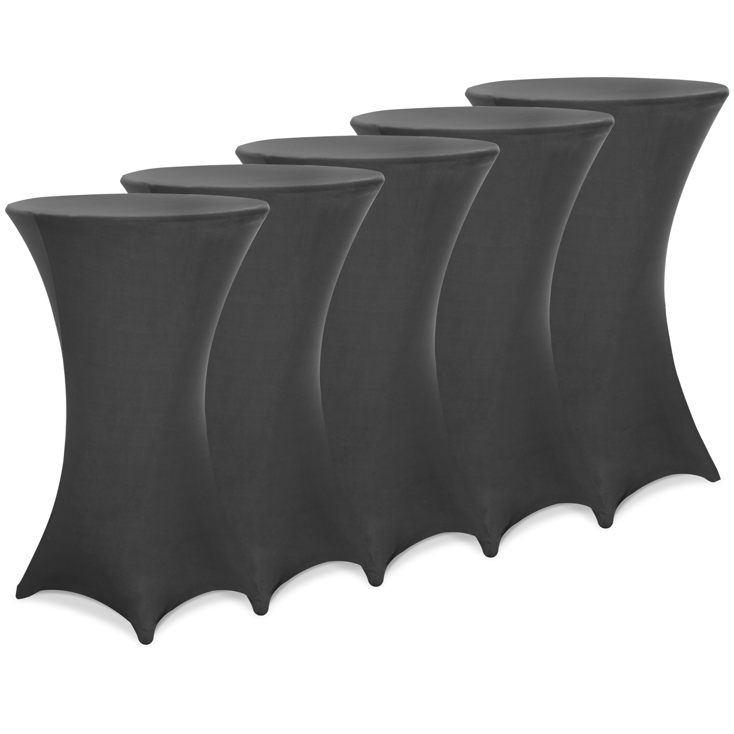 Detex® Anthracite Cocktail Table Cover 5Pcs Set 60Cm