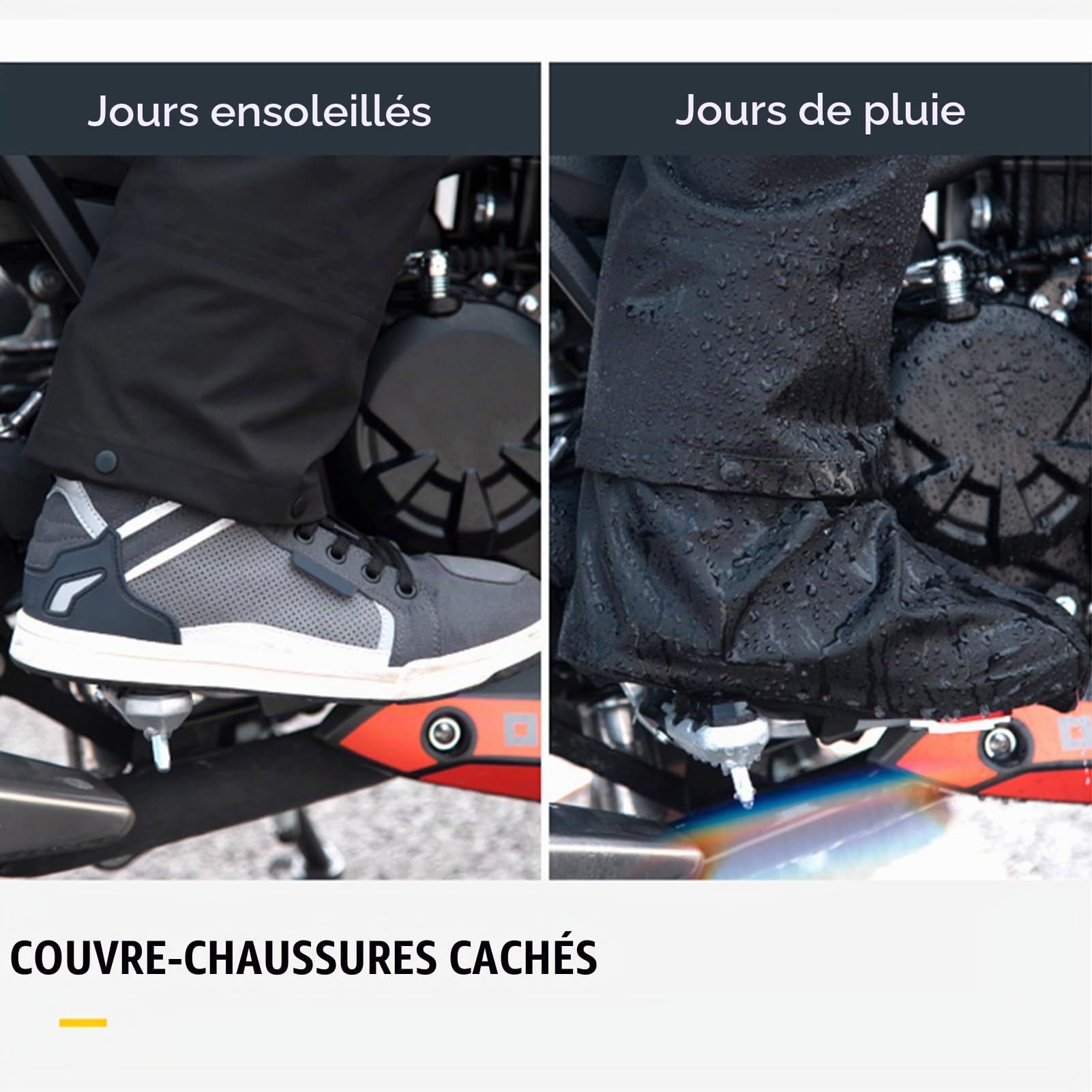 Imperméable moto combinaison de pluie hommes femmes cyclisme vêtements de pluie veste et pantalon avec sac de rangement