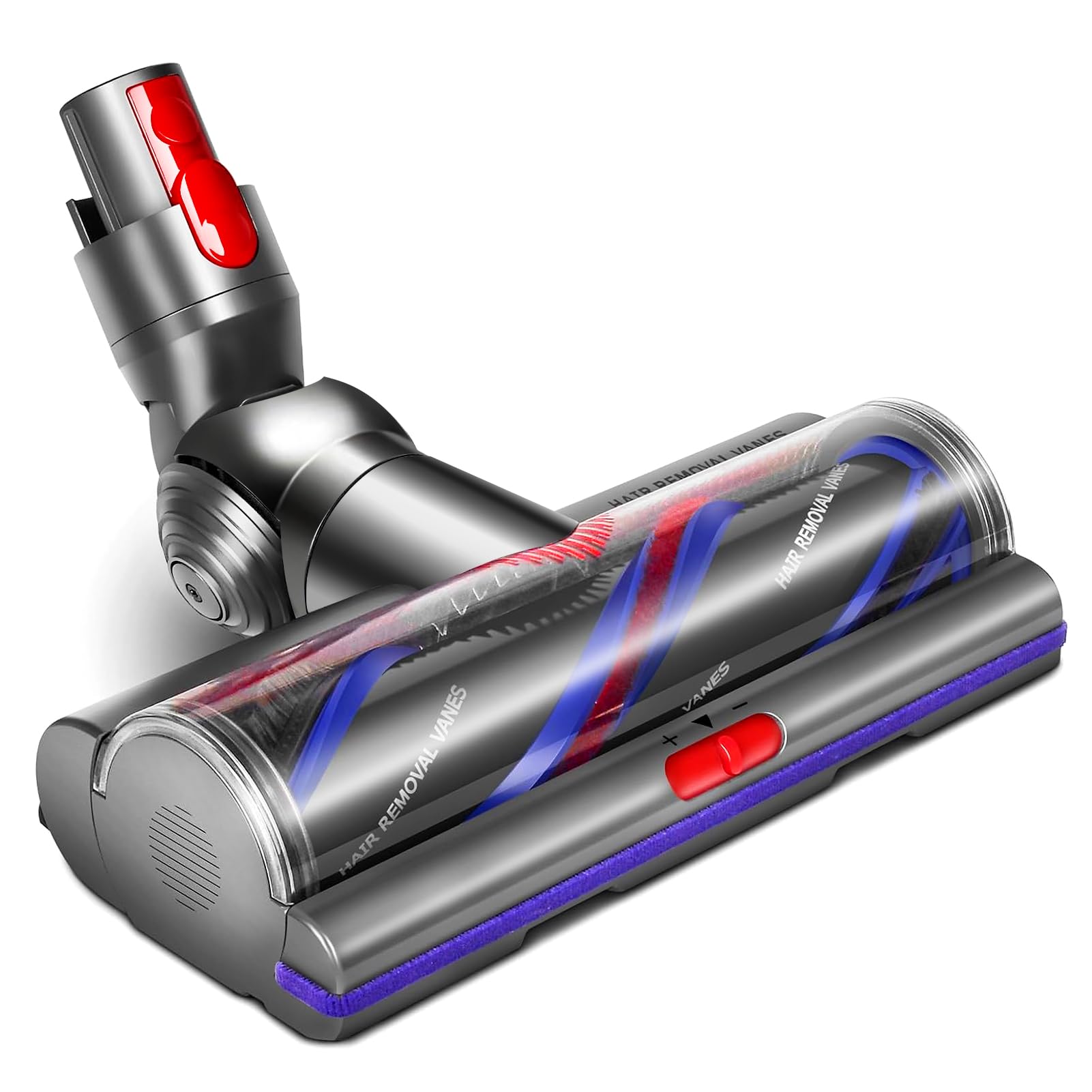 Chuancheng V10 Cabezal de Cepillo para Dyson V7 V8 V10 V11 V15 Gen5 SV10 SV11 SV12 SV14, Cepillo de Cabezal Limpiador de Cabezal de turbina para Moquetas y Suelos Duros, Pieza # 970100-04, 970100-05