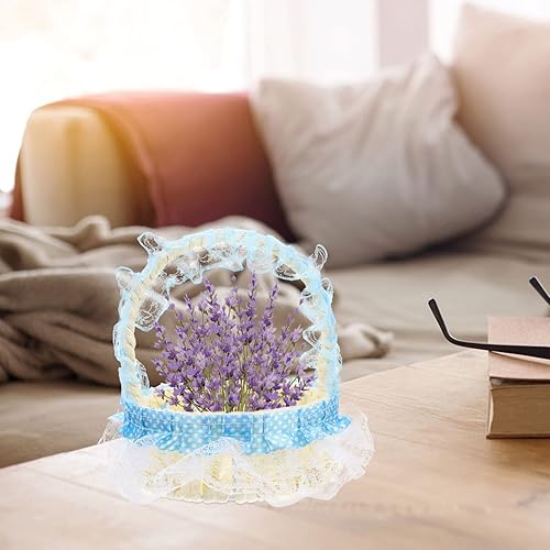 Miniatura 3 de YARNOW 3 piezas de colección de granja, arreglo floral de Pascua para niños, cielo de mano, mango de lazo, fotografía de fiesta, adornos de tamaño