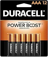 Vista 1 de Duracell - Pilas alcalinas AAA CopperTop - Batería triple A multiusos de larga duración para el hogar y el negocio - 12