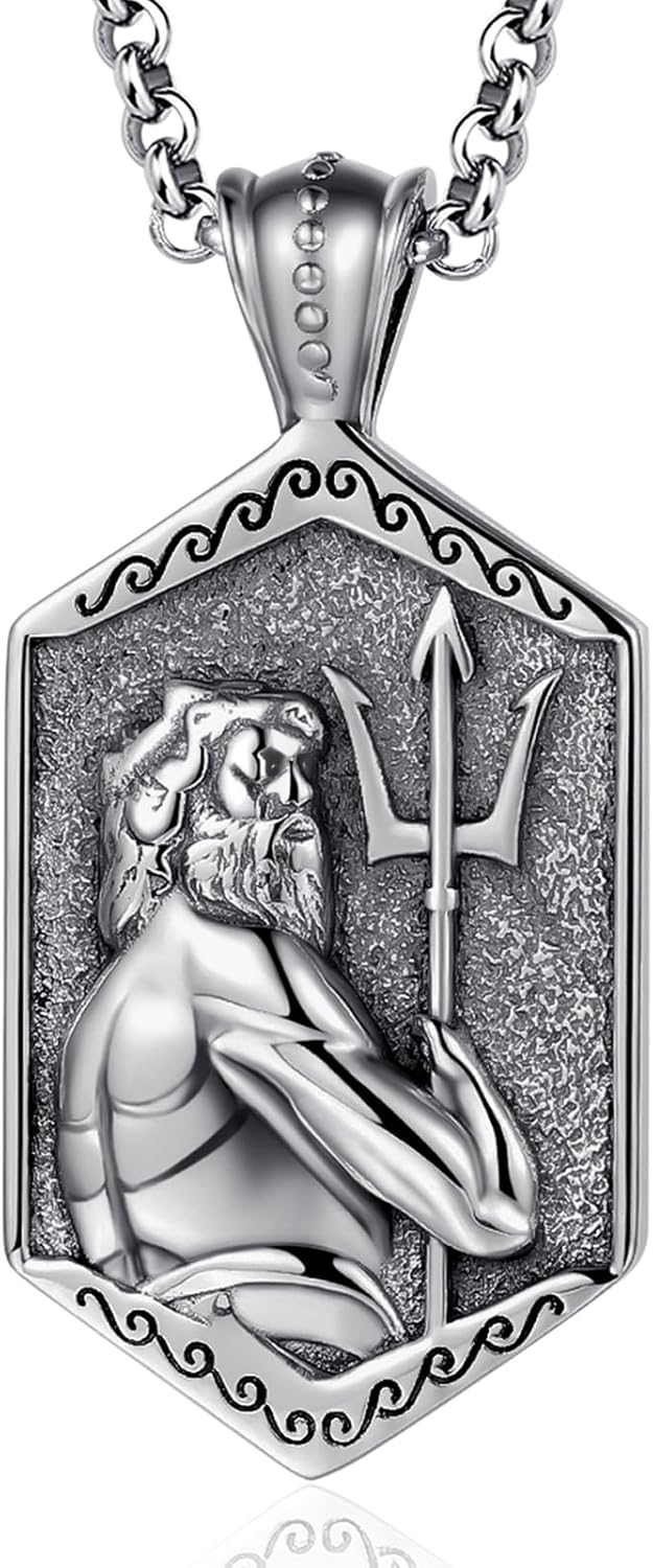 Tetragrammaton/Thors Hammer/Viking Axe/Jewish/Yahweh Necklace for Men 925 Sterling Silver Viking Norse Pagan Jewelry Gifts for Women