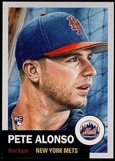 2019 Topps The Living Set Baseball #176 Pete Alonso RC Rookie New York Mets Online Exclusive Limited Print Run MLB Trading...