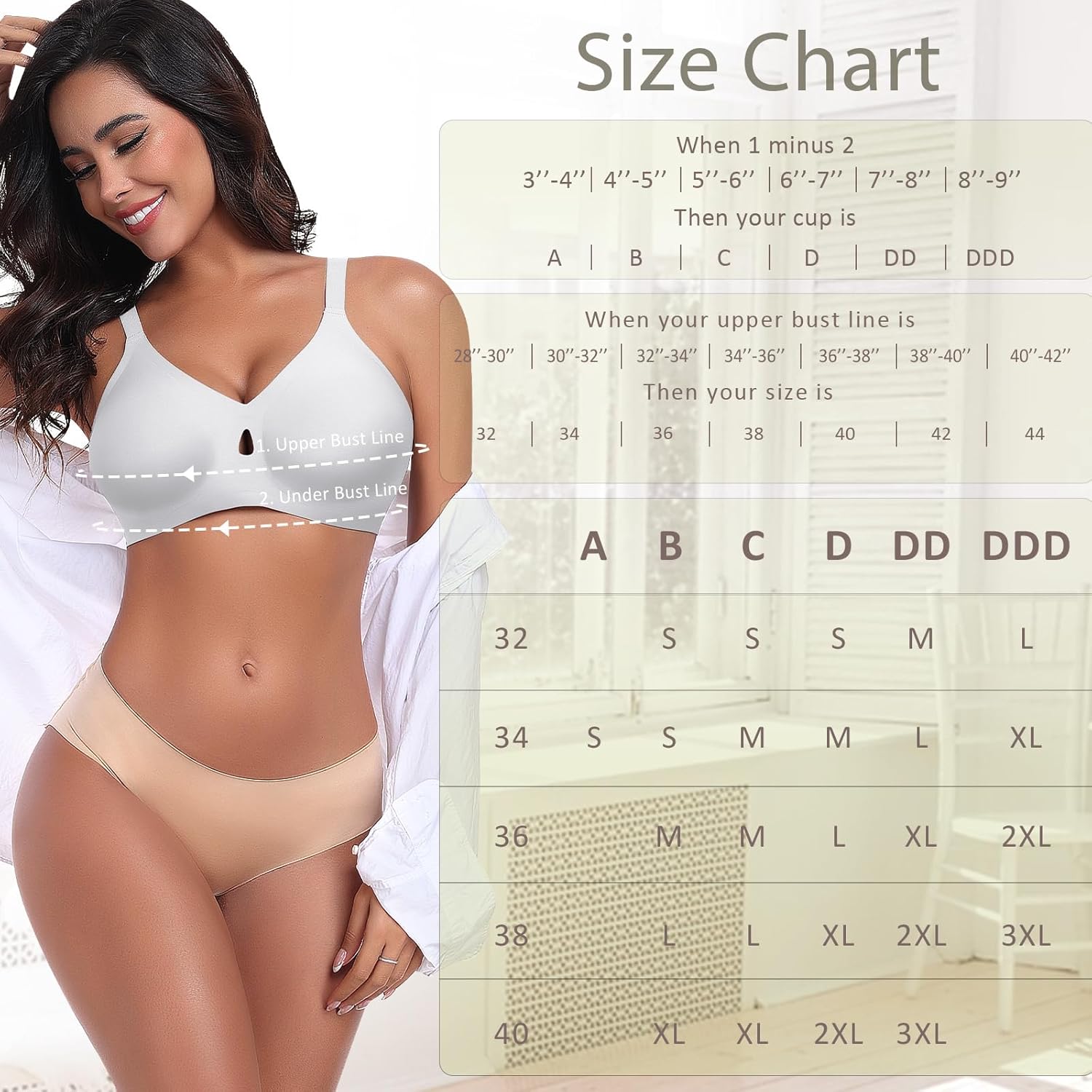 Ganado Bras for Women No Underwire Wireless Push Up Bra Full Coverage Seamless Comfortable Bralettes - Image 6