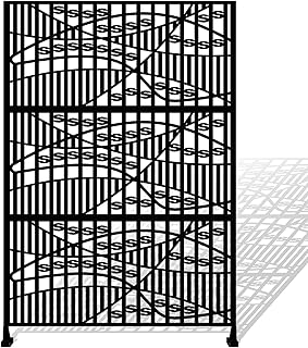 Sponsored Ad - Outdoor Privacy Screens and Panels for Patio Freestanding, Metal Privacy Screen Decorative Divider with Sta...