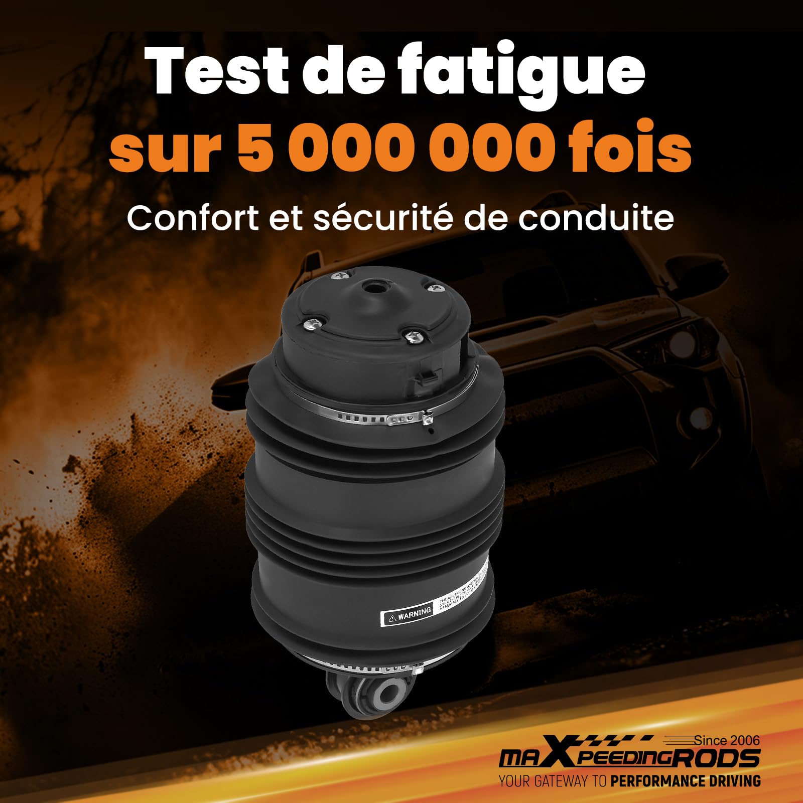 maXpeedingrods pins Ressort Pneumatique Arrière pour Mercedes W211 S211 | 211 320 09 25, 2113200925, A 211 320 09 25, A2113200925