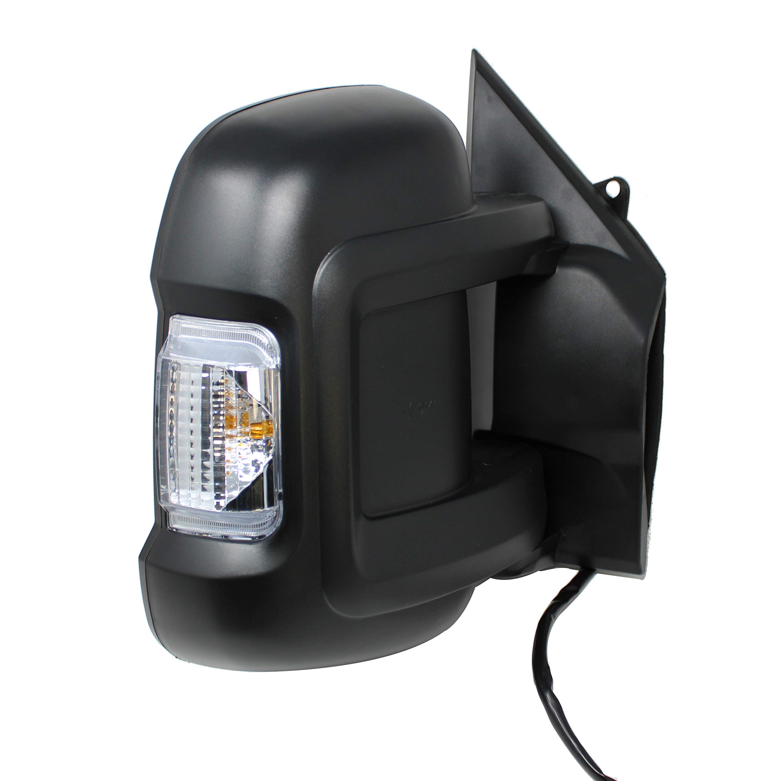 ESPEJO RETROVISOR COMPLETO DERECHO MANUAL BRAZO CORTO