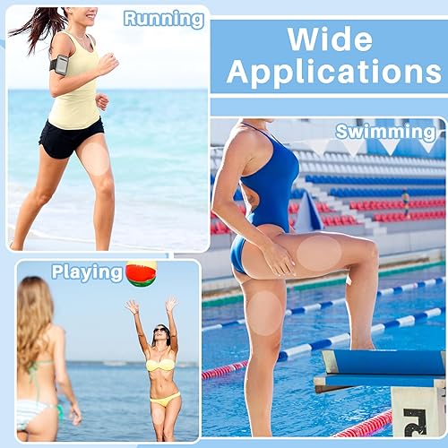 Miniatura 6 de TrelaCo 50 cintas de levantamiento de muslos invisibles para mujeres, cinta transparente ovalada para celulitis, para levantar la piel, muslos