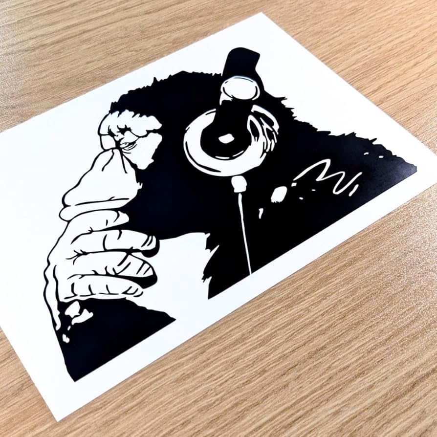 Amazon.co.jp: バンクシー 11S 猿 モンキー ゴリラ ヘッドホン