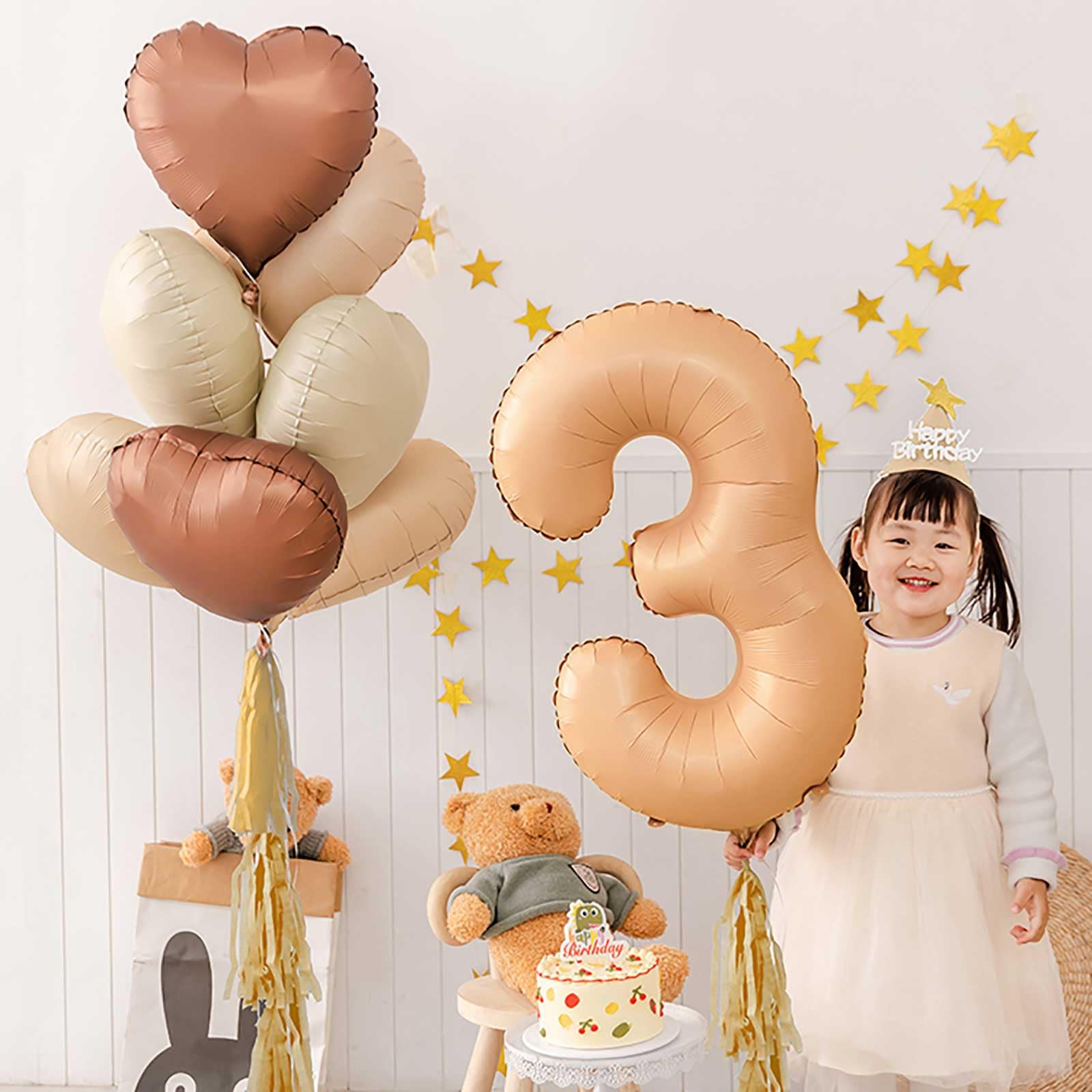 Amazon | カラメル 誕生日 数字 バルーン ナンバー バルーン 5
