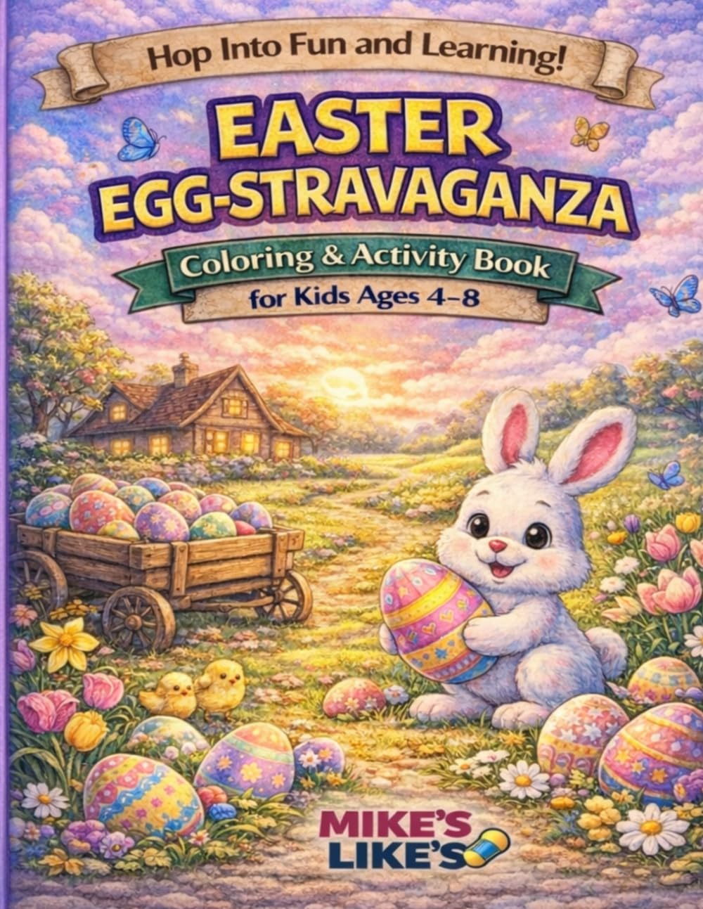 Easter Egg-Stravaganza: Easter Activity & Coloring Book for Kids Ages 4-8: Includes Maze, Word Search, Counting, Matching & Spot the Difference, A Fun ... Like's Coloring & Activity Book Series)