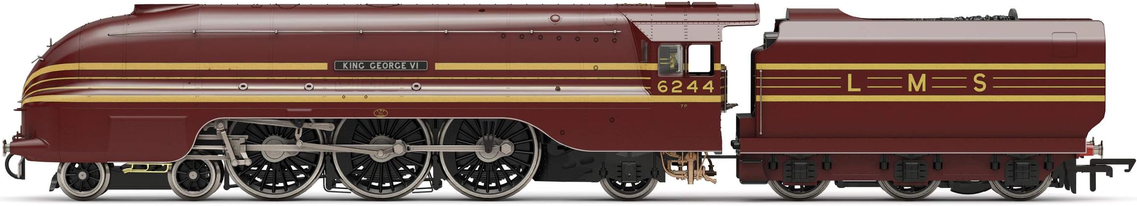 Hornby R3639 Princess Coronation Class 4-6-2 (Streamlined) Loco-Steam, Multi