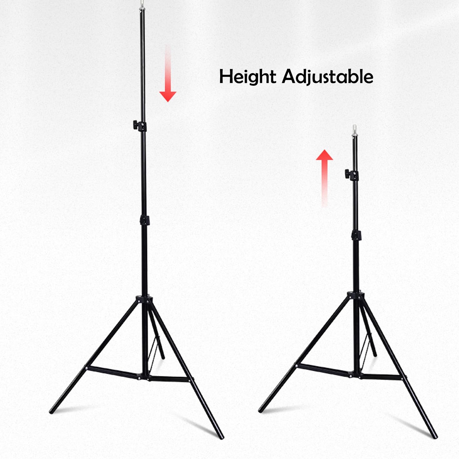 Schermo Proiettore per Esterni 60-120 Pollic con Treppiede, Telo Proiettore Portatile 16:9 4K Full HD, Telo per Proiettore da Muro Regolabile in Altezza con Guadagno 2.5(120inch)