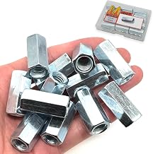 12Pcs 3/8-16 Hex Coupling Nuts product image