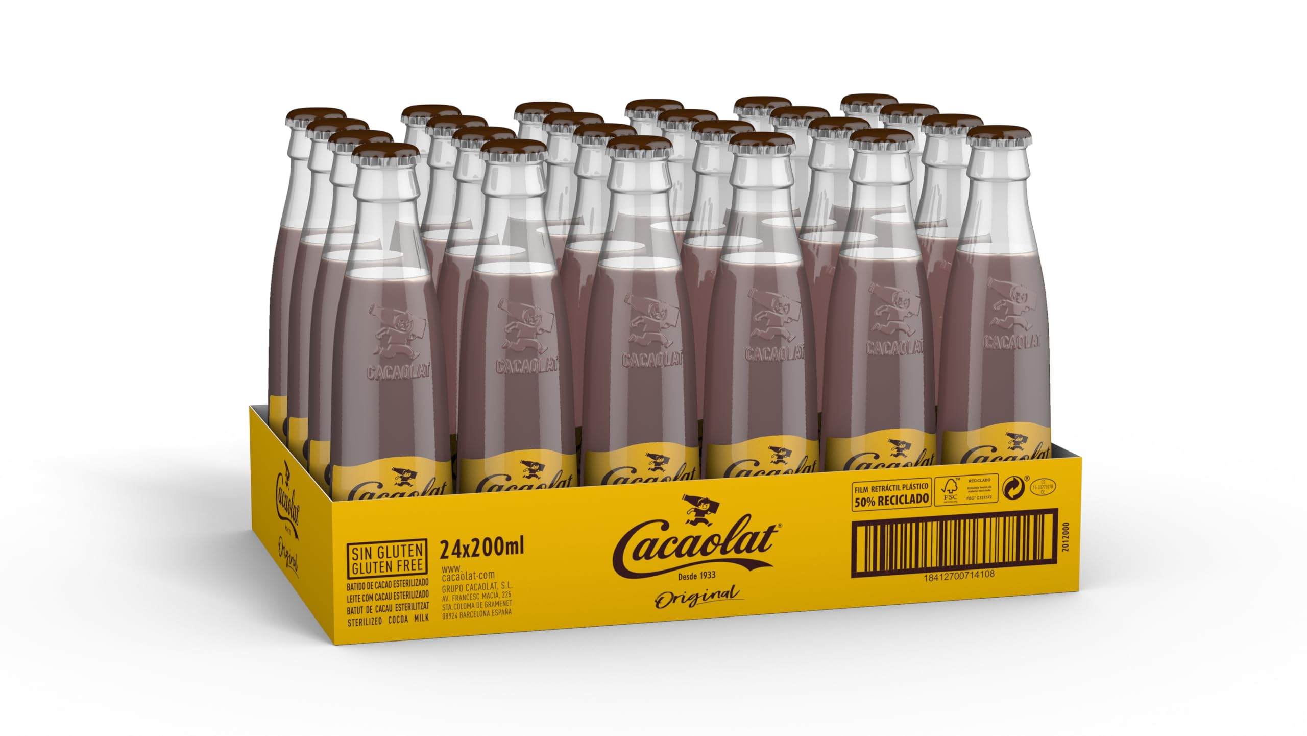 CACAOLAT batido de cacao vidrio 200ml