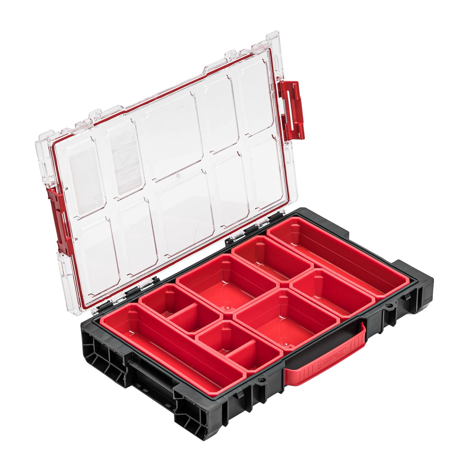 Werkzeugkasten SET PRO-Series 3in1-45 x 31 x 33,5cm - Werkzeugkoffer Toolbox und Zwei Sortierkästen - Werkzeugkiste Organizer Sortimentskasten Kleinteilemagazin Premiumklasse