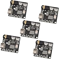 Vista 9 de Aideepen 5 piezas BT 5.0 módulo receptor de audio estéreo, placa decodificadora MP3 de 3.7-5V y amplificador para altavoz de coche