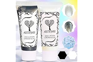 ASTYRAS Whipped Cream Glue Kit 2PCS 50g Decoden Cream Simulation: Unique Adhesive...