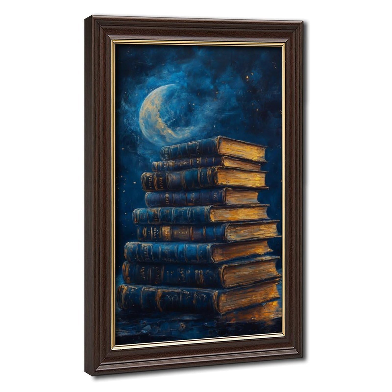 Bareronor Bookish Canvas Poster for Living Room Decor Gift