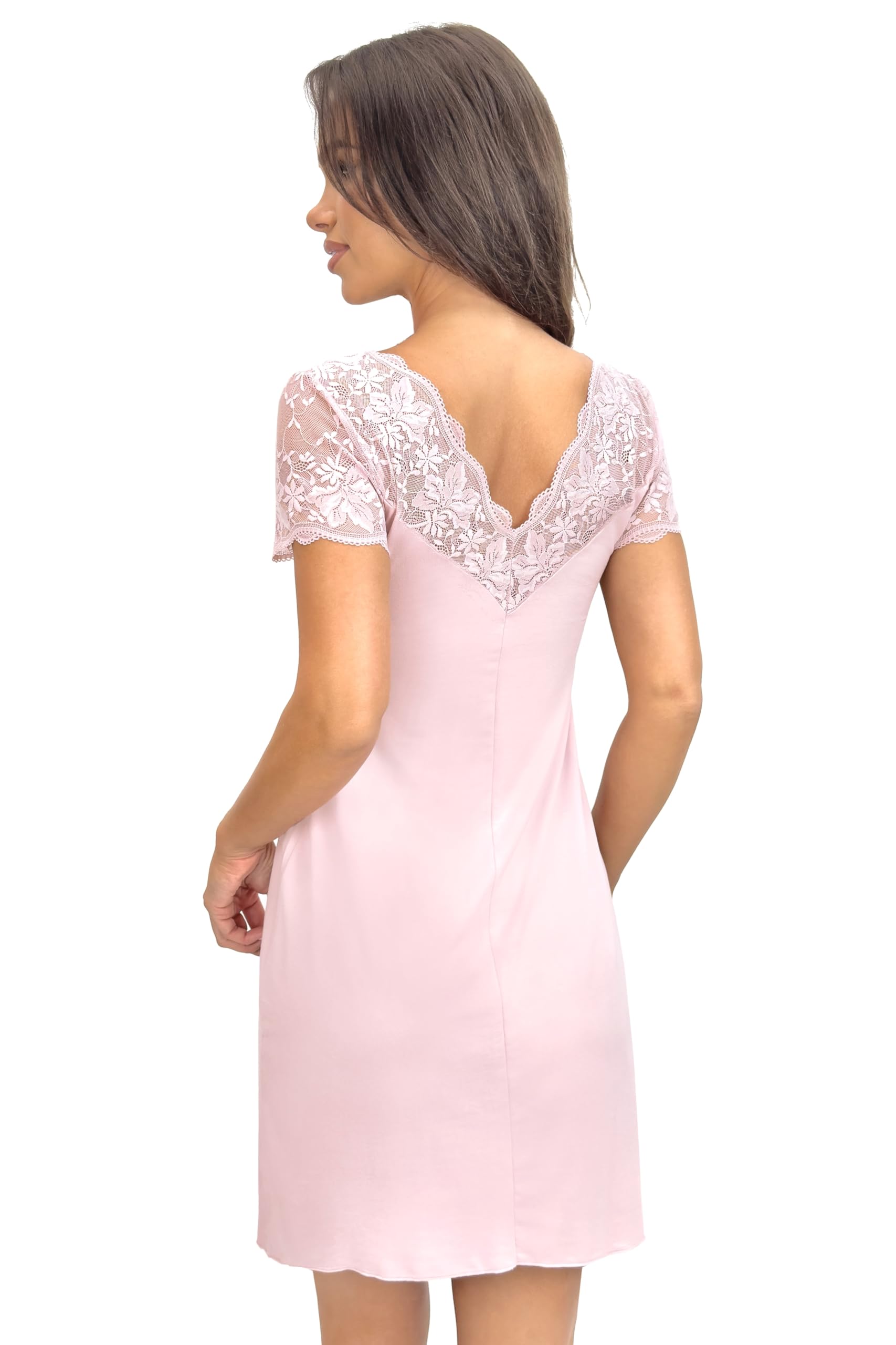 Selente Sweet Dreams Seducente Camicia da Notte o Vestaglia Abbinata Donna. Taglie IT 42-54. Made in EU.
