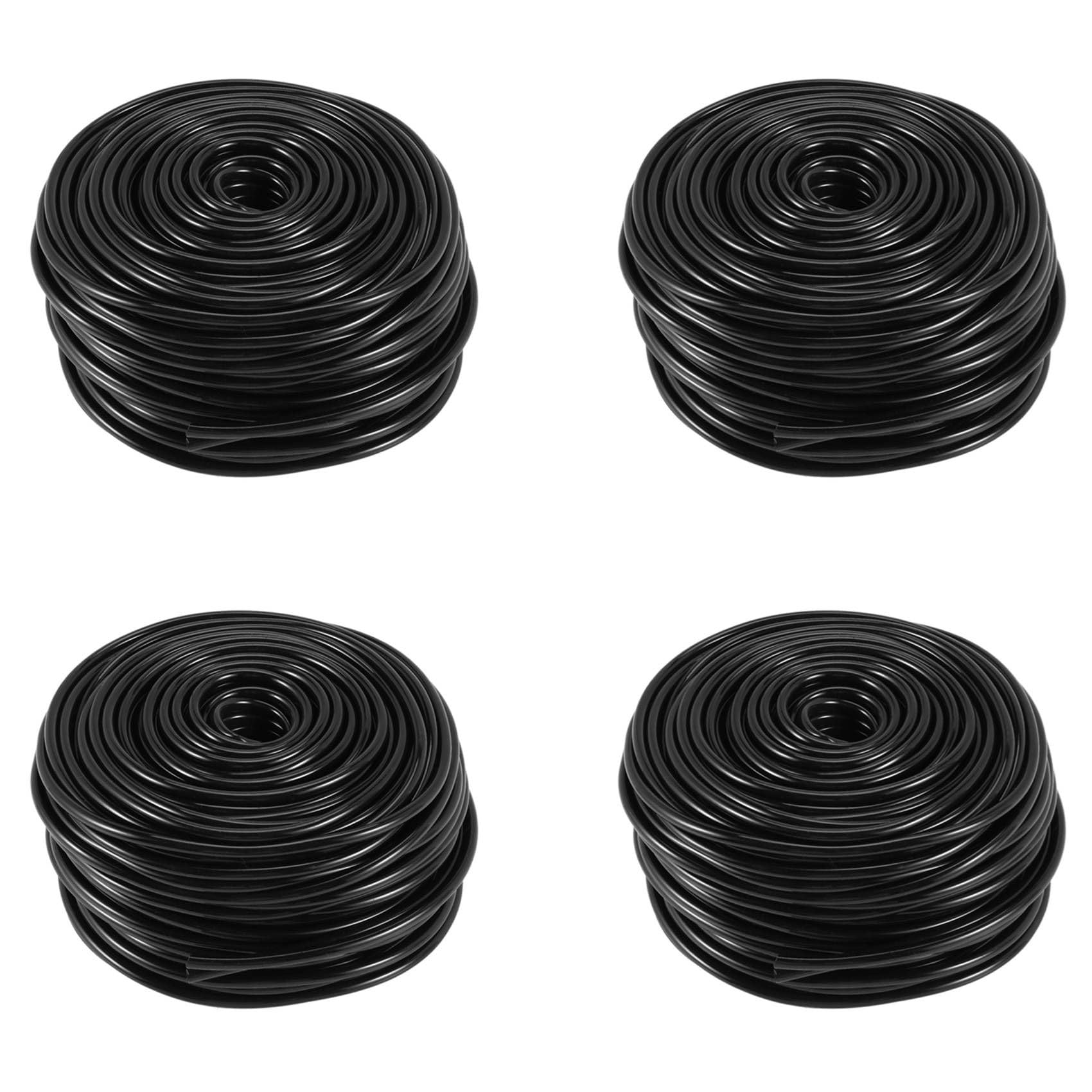 Jnchdghwa Black 4Pcs 50M Watering Tubing Hose Pipe 4/7Mm Hose Drip Garden Irrigation System