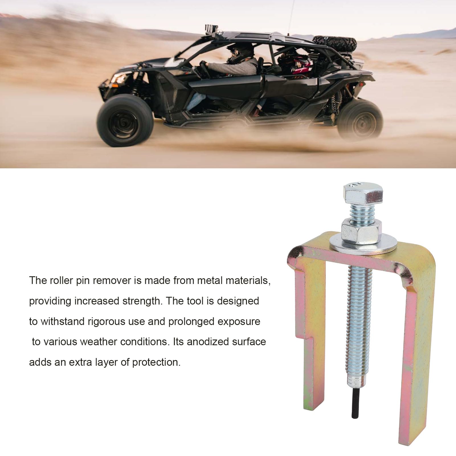 Herramienta de extracción del pasador del rodillo del embrague Klanata - Construcción de metal, eficiente DCP26 apto para Can Am Maverick X3 2017 2020