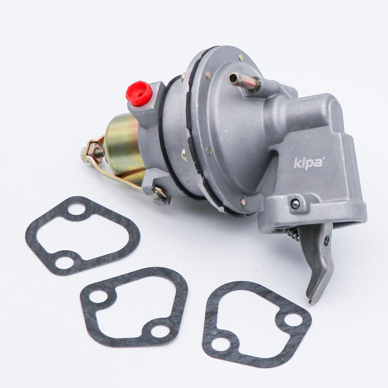 KIPA Mechanical Fuel Pump For Mercruiser 4 Cyl 2.5L 3.0L 3.7L 861676A1 3854858 77115 Volvo Penta, Replace for SIERRA MARINE 18-7282 Mercruiser MERCURY MARINE 42725A3, Accurate, Durable and stability