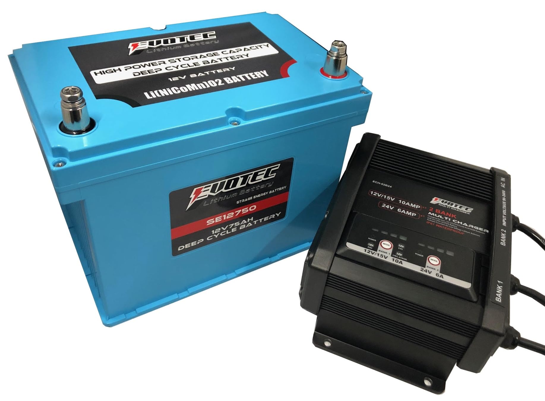 リチウムイオンバッテリー 12V75Ah エヴォテック 【公式通販】
