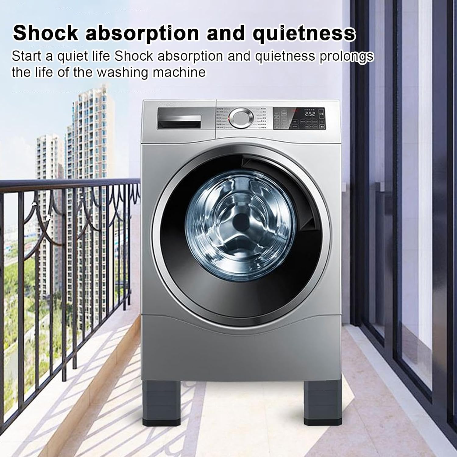 Bed Risers, Riser Elevation Block for Refrigerator | Fridge Height Extender - for Chair Refrigerator Washing Machine Home Dormitory Bed Couch Bookshelf Table