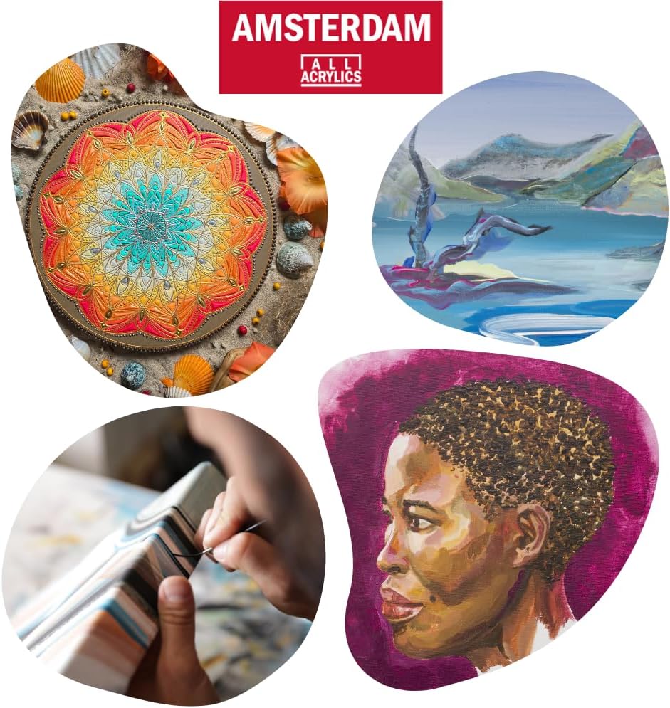 Amsterdam Standard Series Acrylics - Set of 6, Portrait Colors, 120 ml, Tubes