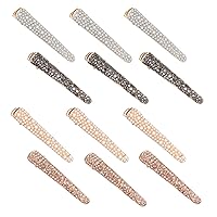 Vista 9 de MIAO JIN 14 piezas de pinzas para el pelo de color puro Bobby pins de acetato, horquillas, accesorios para el cabello, pinzas para el cabello