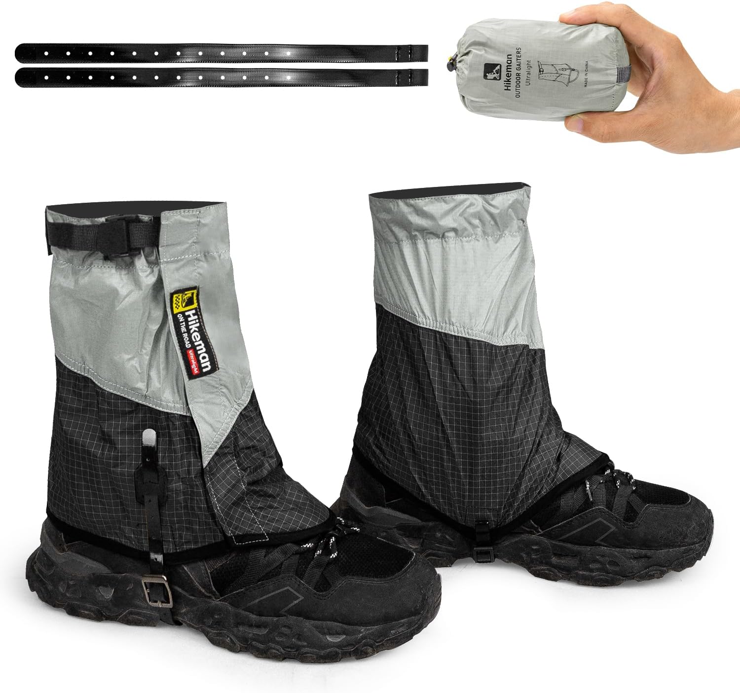 HIKEMAN Adjustable Low Leg Gaiters-1 Pair Lightweight Waterproof Leg Guards for Men Women,Camping Hiking Essentials Ideal for Hunting & Fishing HIKEMAN Adjustable Low Leg Gaiters-1 Pair Lightweight Waterproof Leg Guards for Men Women,Camping Hiking Essentials Ideal for Hunting & Fishing