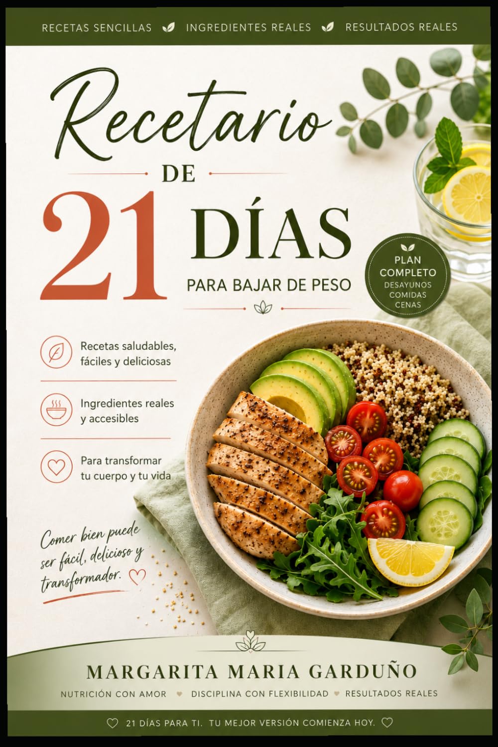 Recetario de 21 Días para Bajar de Peso