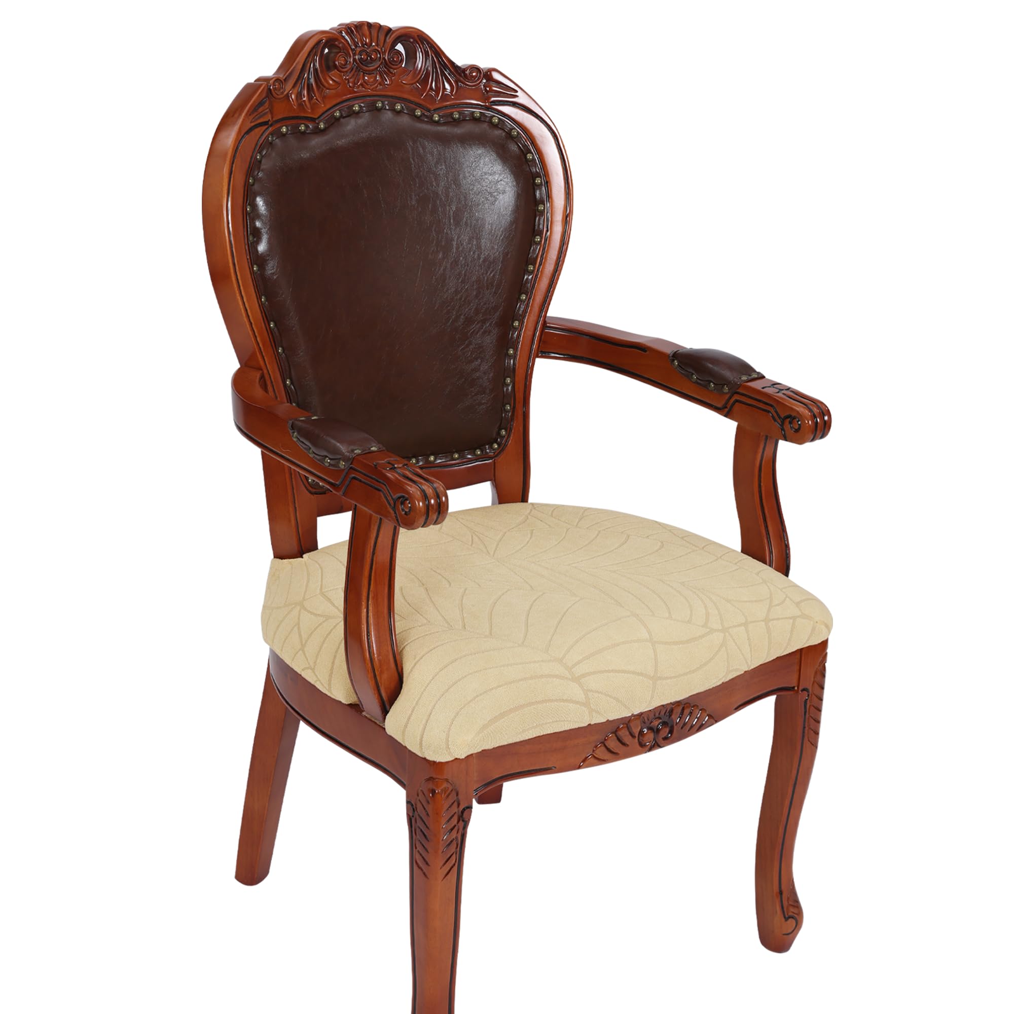 Cream Dining Chair Slipcovers - Set of 6 -9
