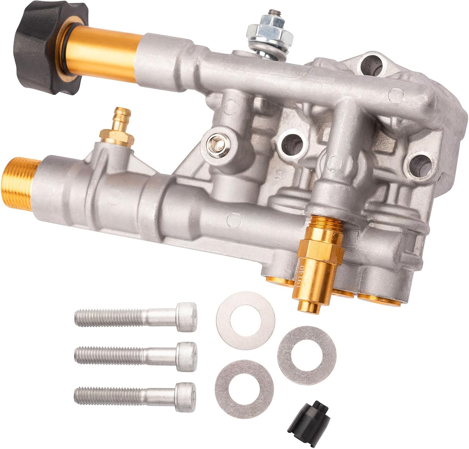 7110162 Simpson OEM Complete Manifold Head Replacement Kit for OEM Technologies Pressure Washer Pump Model Numbers: 510003, 510005, 510013, 510014, 510015, 510020, 520006, and 520011