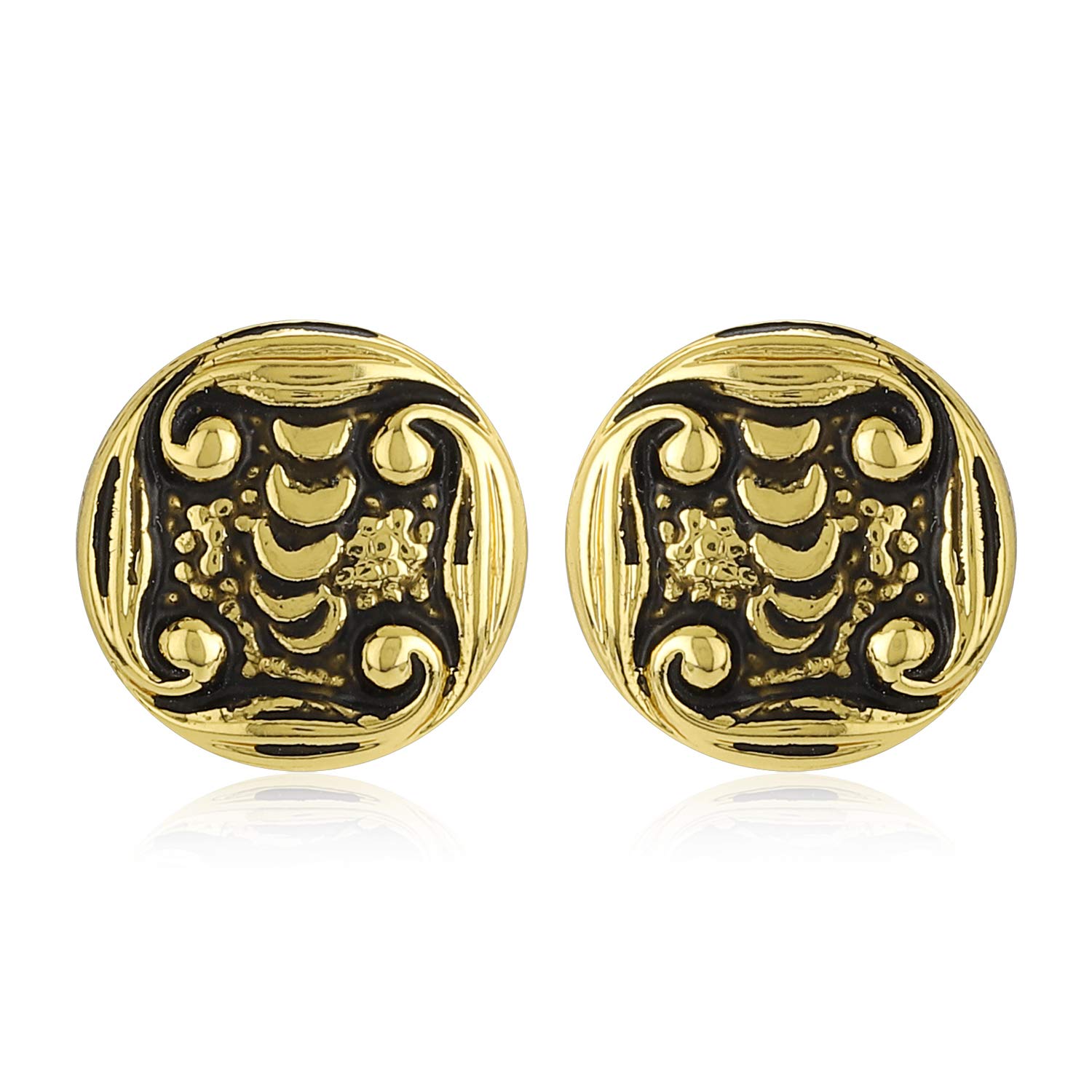 Estele 24Kt Brass Love Stud Earrings for Girls, Women, Gold (B08CPTF86N) Amazon Price History, Amazon Price Tracker