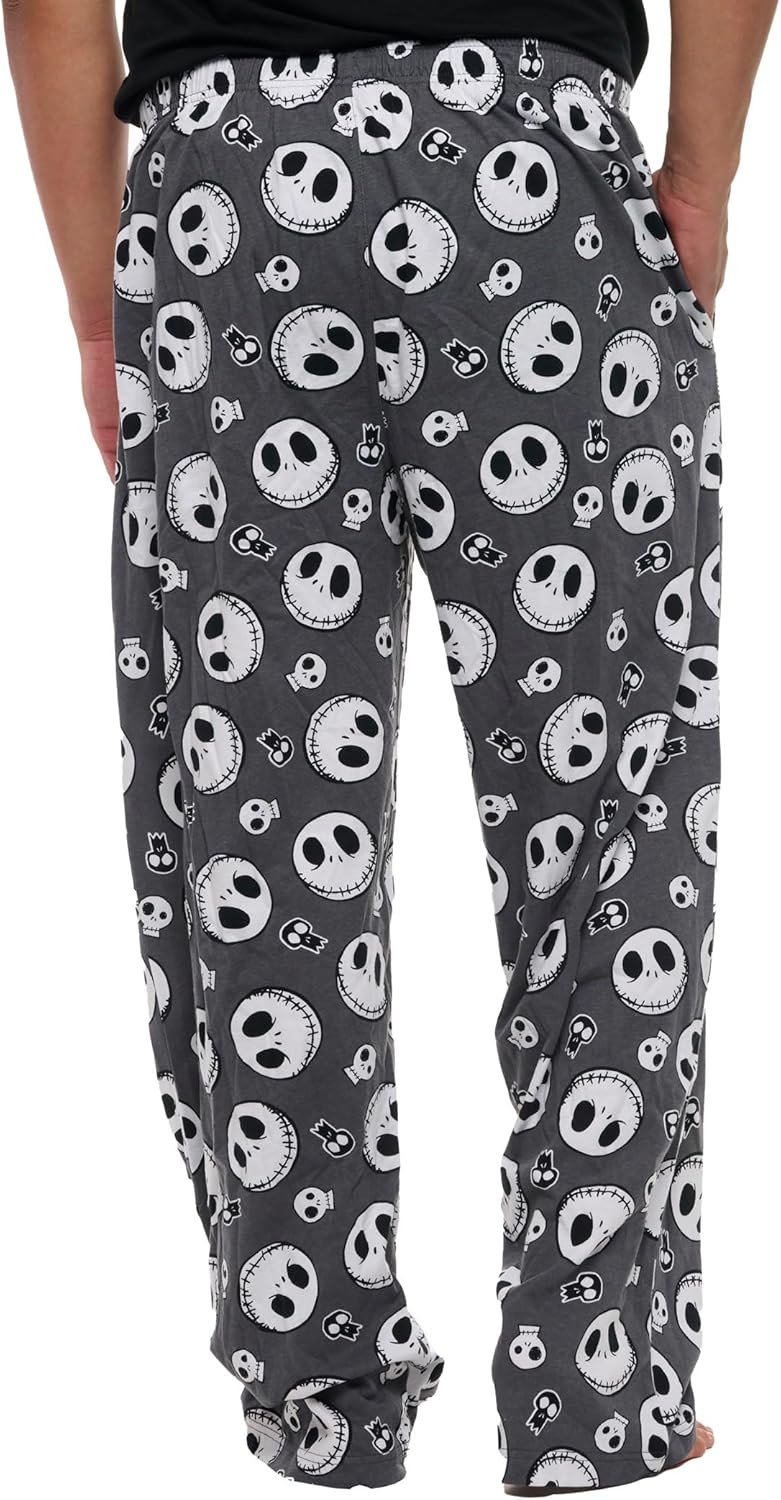 Disney Mens Lounge Pants Pajama Bottoms Jack Skellington Mickey Mouse - Image 2