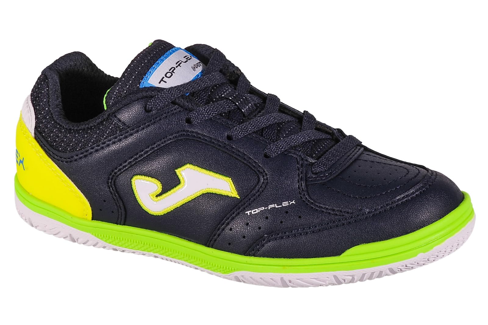 Joma Zapatillas FÚTBOL Sala Top Flex JR 2433. Navy Yellow. (37.5)