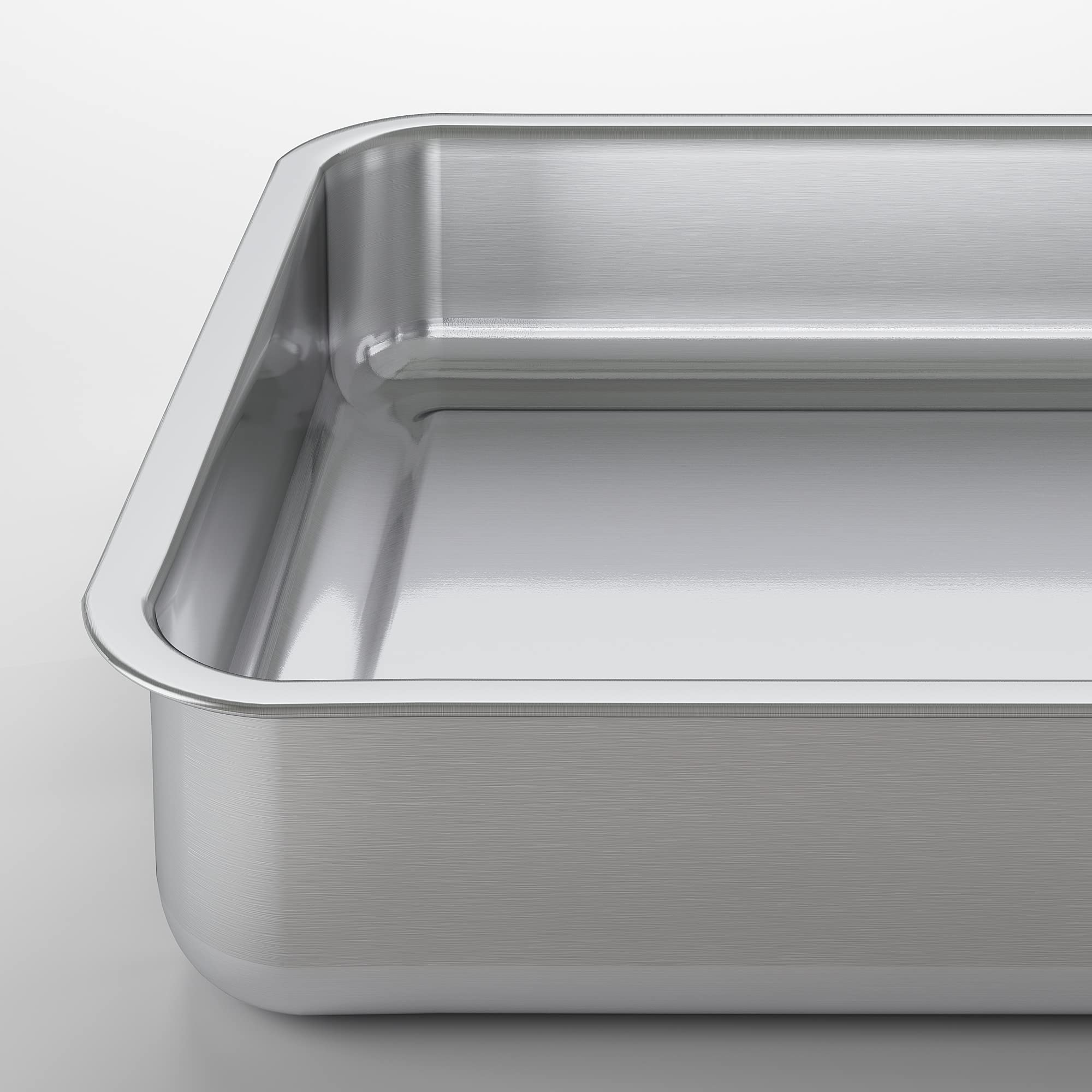 IKEA KONCIS Plat à rôtir en acier inoxydable 34 x 24 cm