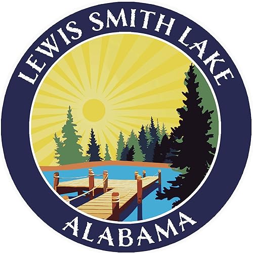 Miniatura 3 de Lake Dock  Lewis Smith Lake  Alabama 3.5" Ventana Coche Camión Pegatina Adhesivo Vacaciones Aventura Tema Novedad Apliques