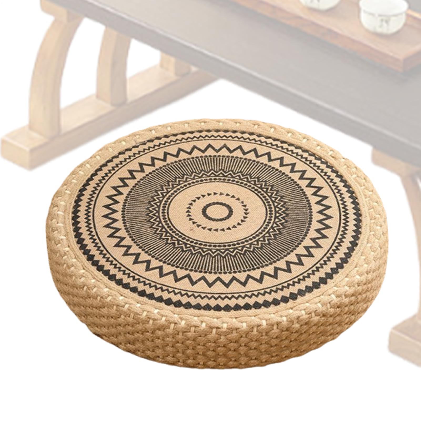 Coussin de méditation doux pour soulager le dos au sol